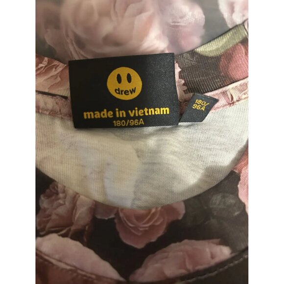 NWOT Drew House Painted Mascot T-Shirt, Floral Roses, Large - Picture 5 of 7